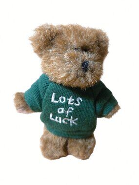 Boyds Bears Lots of Luck Mini Message Bear